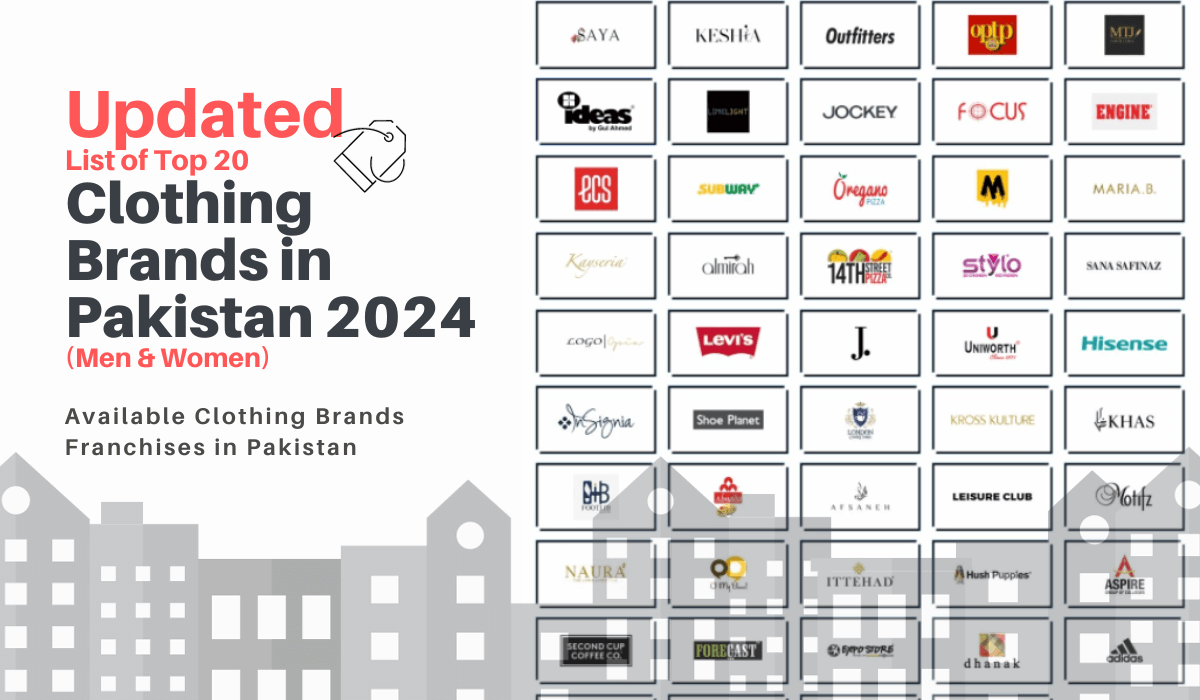 List of Top 20 Clothing Brands in Pakistan 2024 (Men & Women)