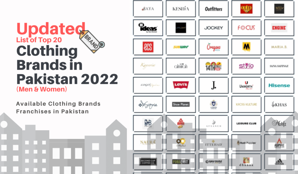 List Of Top 20 Clothing Brands In Pakistan 2022 Men Women 