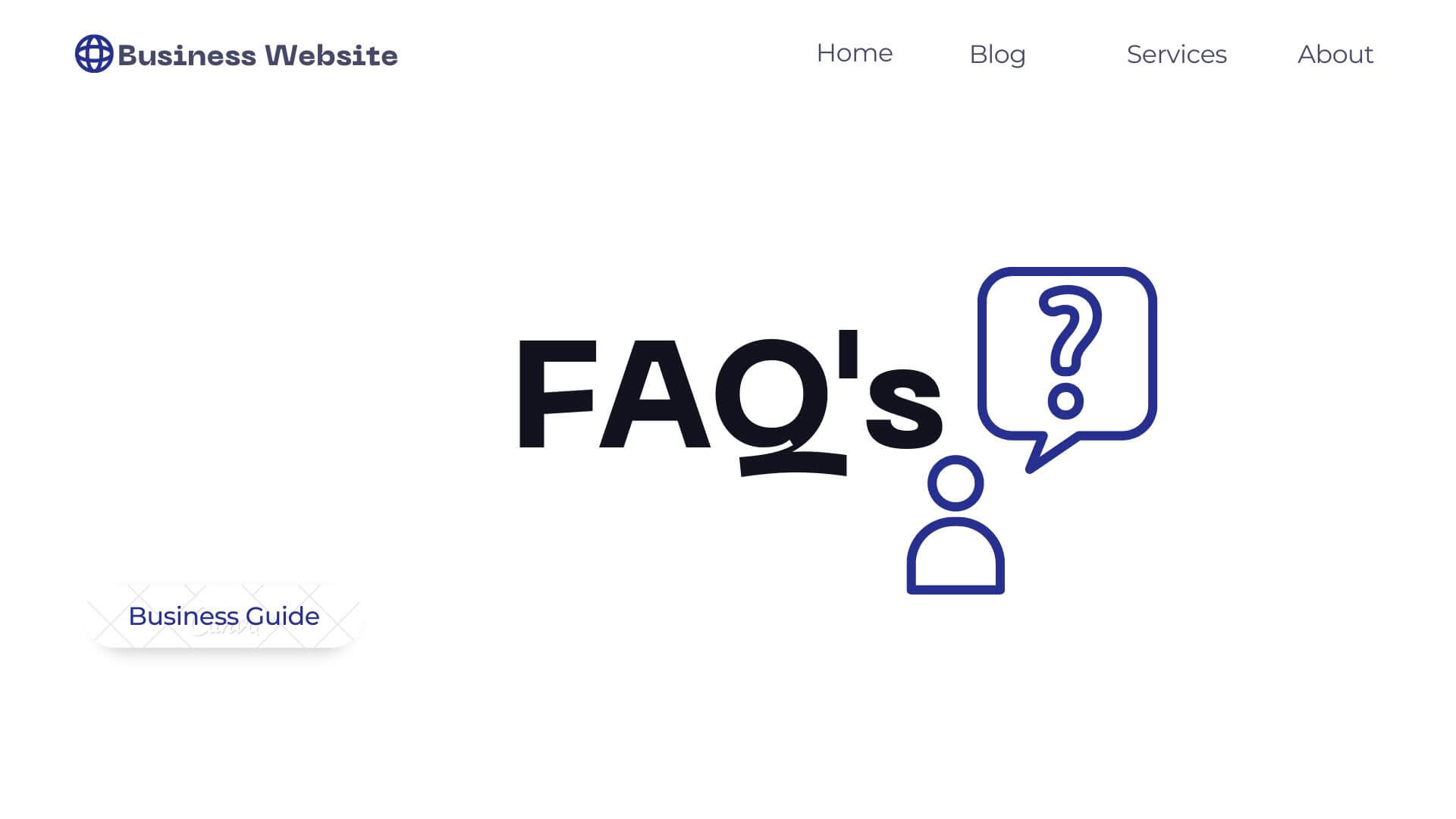 Faq for business site